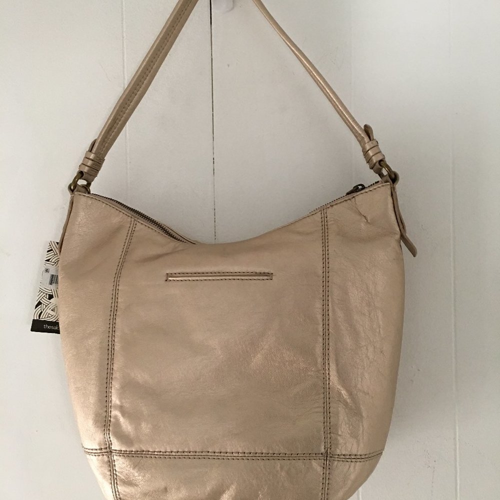 THE SAK GENUINE LEATHER BOHO TOTE